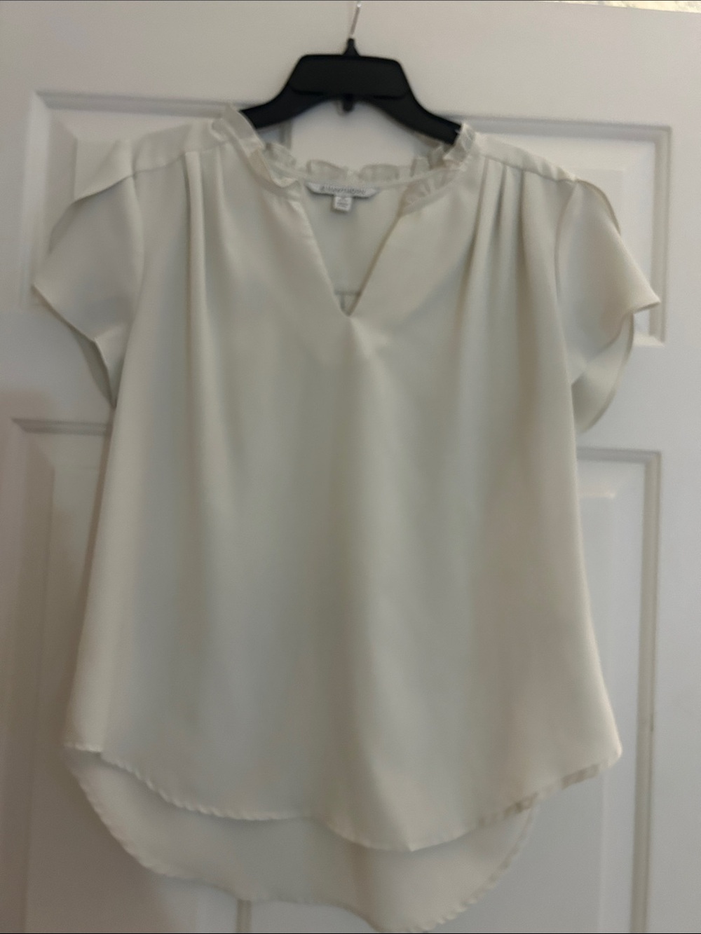 41 Hawthorn Ivory Flutter Sleeve Blouse
